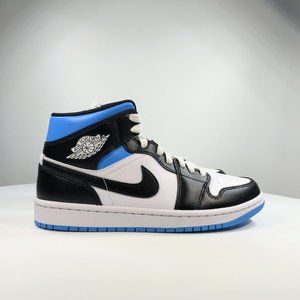 WMNS AIR JORDAN 1 MID 'UNIVERSITY BLUE'